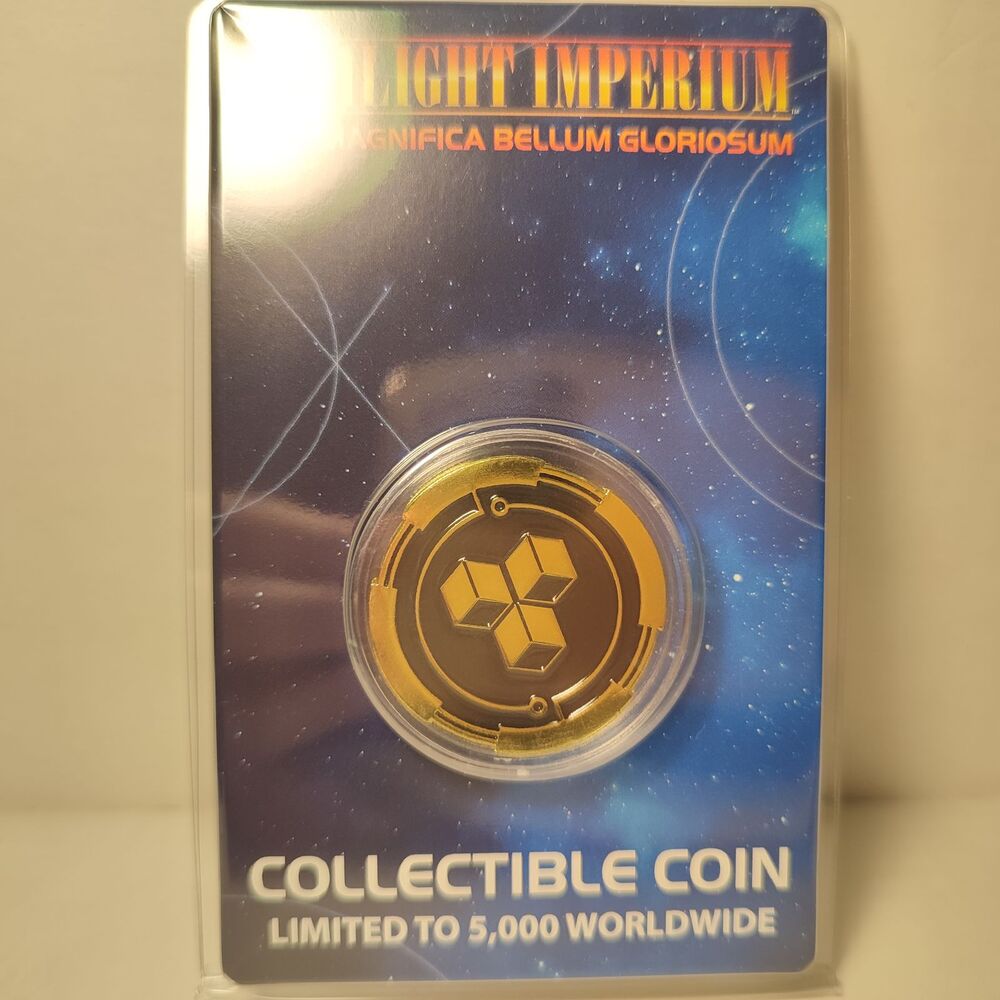 Twilight Imperium Limited Edition Embossed Coin Double Sided Collectible Badge
